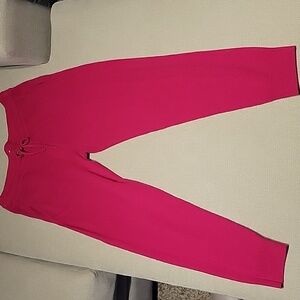 Cashmere Pant Lounge Jogger Van Winkle & CO Lipstick Pink XL Cozy Soft Gift New